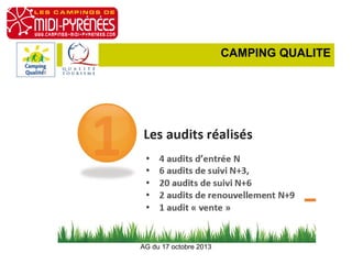CAMPING QUALITE

AG du 17 octobre 2013

 