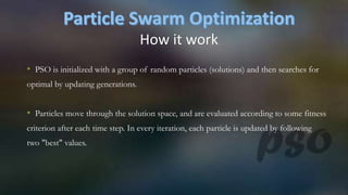 Particle Swarm Optimization | PPTX