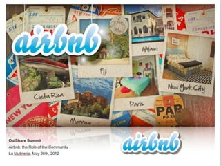 AirBnB Keynote @ OuiShare Summit Paris