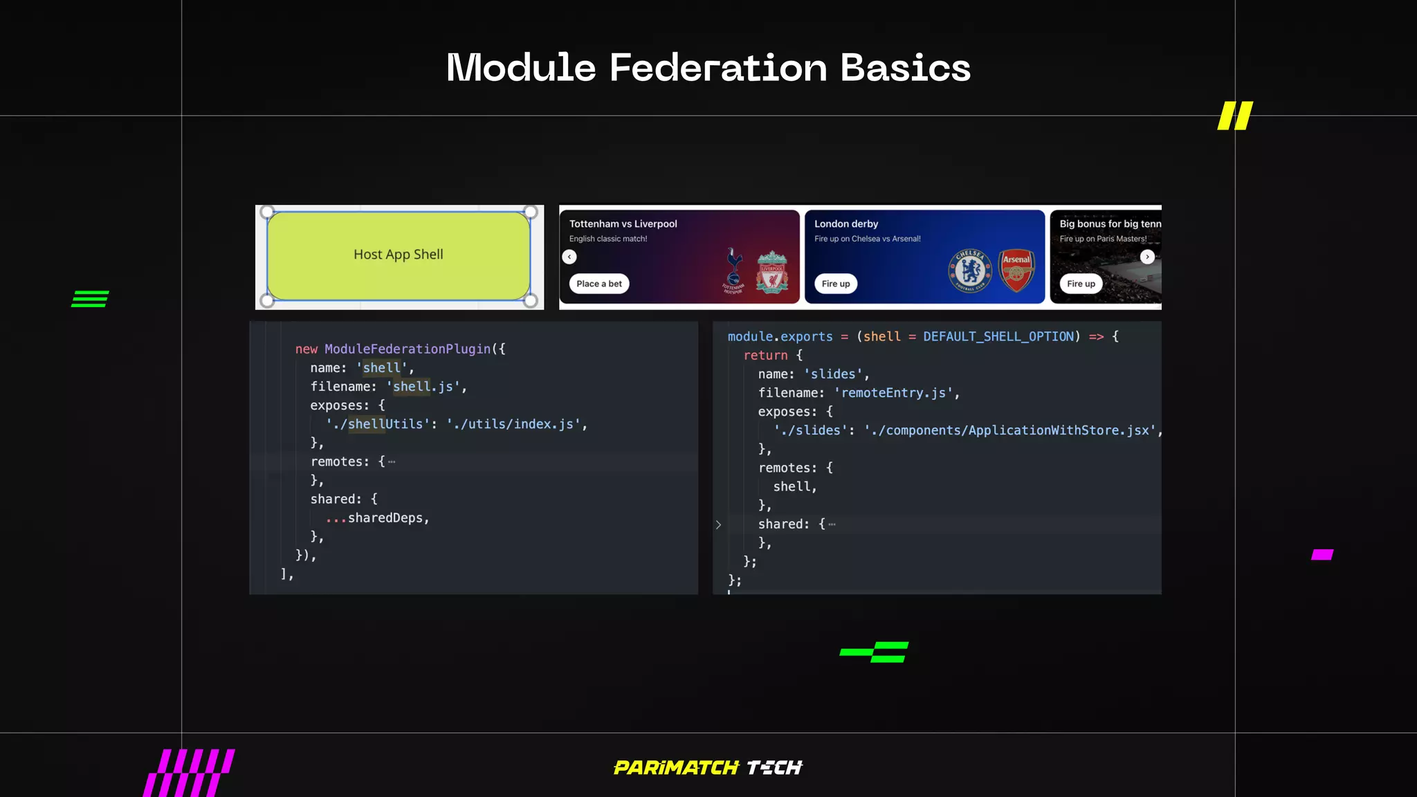 Module Federation Basics
 