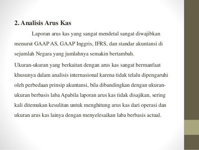 Analisis Laporan Keuangan Internasional
