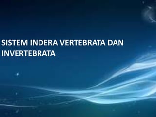 SISTEM INDERA VERTEBRATA DAN
INVERTEBRATA

 
