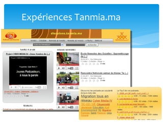 Expériences Tanmia.ma
 