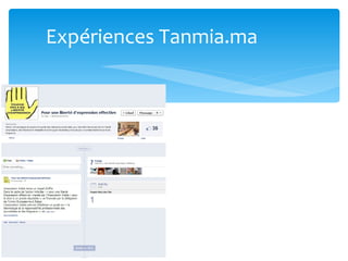 Expériences Tanmia.ma
 