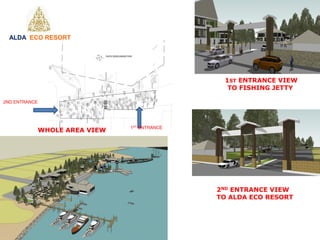 2ND ENTRANCE VIEW
TO ALDA ECO RESORT
ALDA ECO RESORT
1ST ENTRANCE VIEW
TO FISHING JETTY
WHOLE AREA VIEW
2ND ENTRANCE
1ST ENTRANCE
 