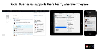 Social Businesses supports there team, wherever they are
 