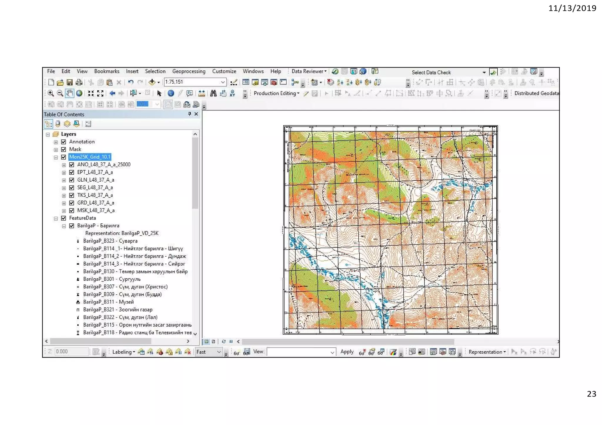 11/13/2019
23
Солбицлын тор татах
 