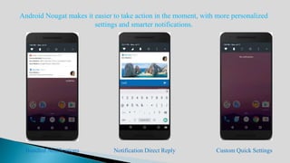 Presentation android 7.0 nougat | PPTX