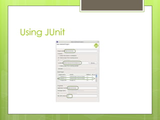Using JUnit