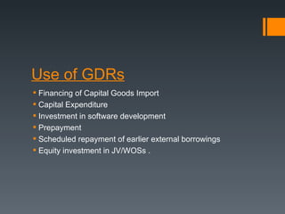 Global Depositary Receipt (GDR) | PPT