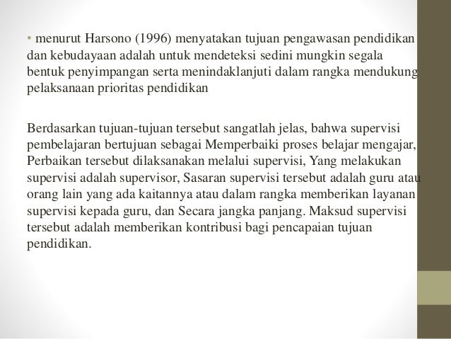 Presentation Supervisi Pendidikan