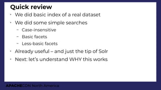 From content to search: speed-dating Apache Solr (ApacheCON 2018)