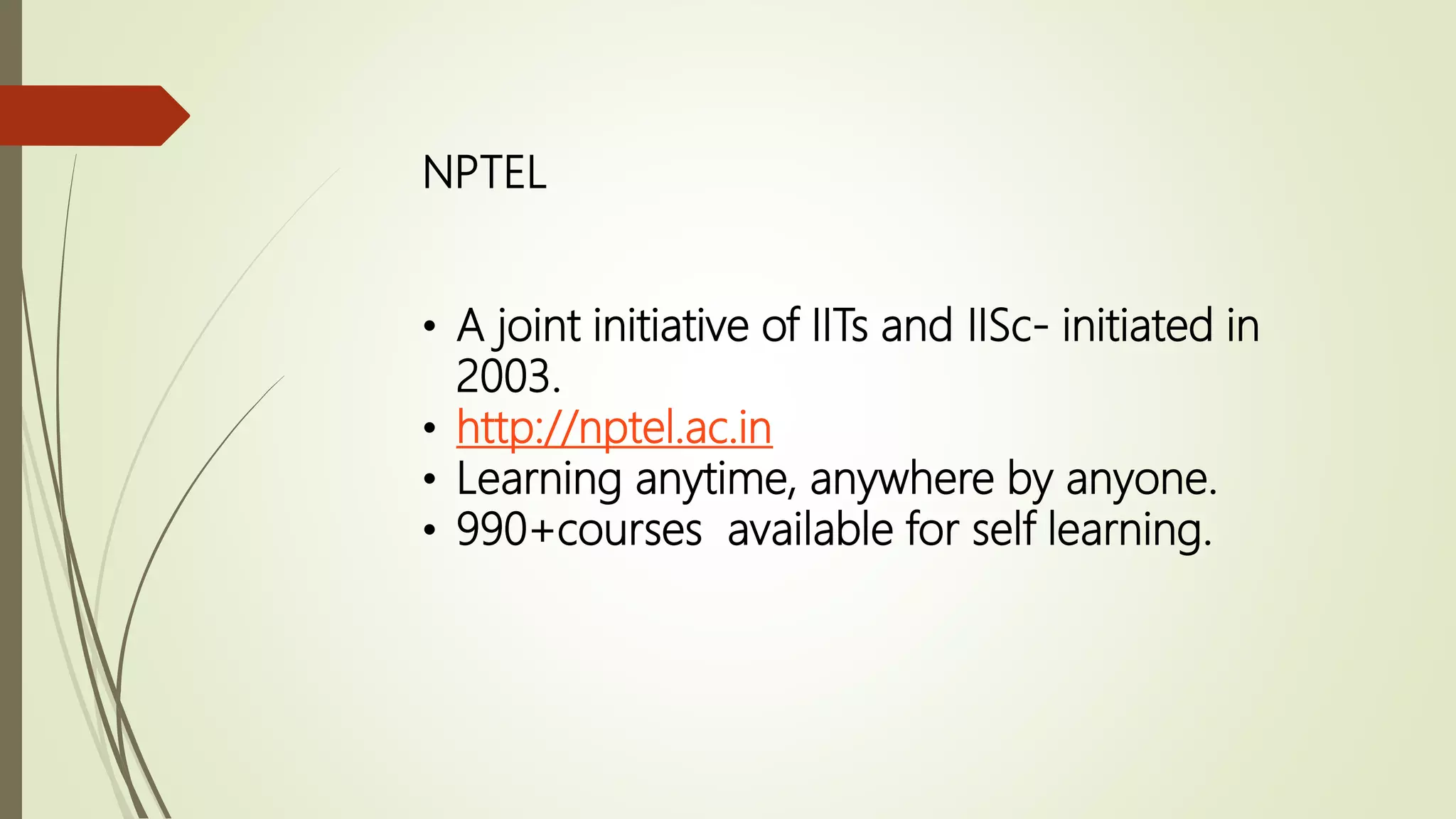 NPTEL | PPT