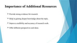 Additional resources & digital reference | PPTX