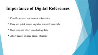 Additional resources & digital reference | PPTX