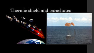 Thermic shield and parachutes
 