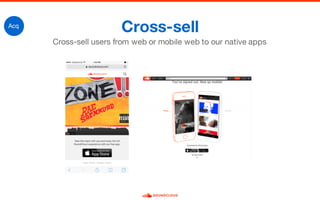 Cross-sell
Cross-sell users from web or mobile web to our native apps
Acq
 