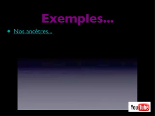 Nos ancêtres... Exemples... 