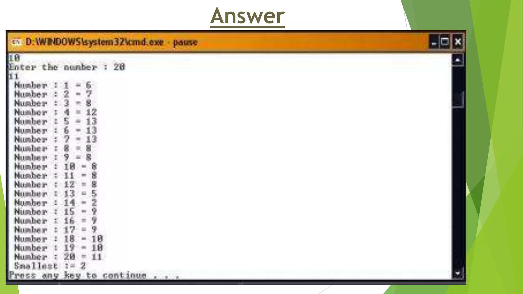 Presentation & arrays & | PPT