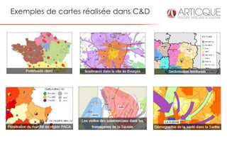 Exemples de cartes réalisée dans C&D
 