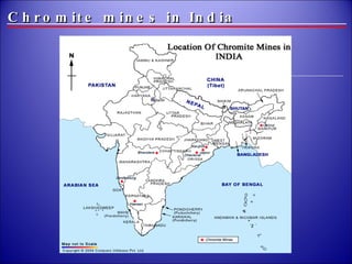 Chromite mines in India 