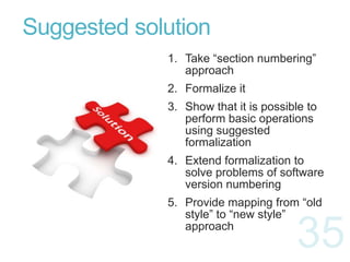 Version Numbering Style Software version numbering - DSL of change | PPTX