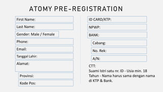 Presentasi Atomy | PDF