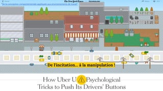 De l'incitation… à la manipulation !
"De la conception comportementale appliquée aux environnements de travail".
 