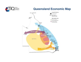 Queensland Economic Map
 