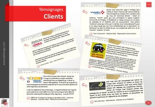 >> 4
>> 1
autourdelimage.com
10
Témoignages
Clients
 