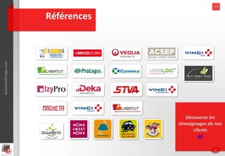 Références
>> 4
>> 1
Découvrez les
témoignages de
nos clients
ici
autourdelimage.com
11
 