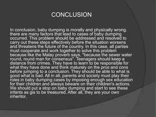 Presentation baby dumping | PPTX