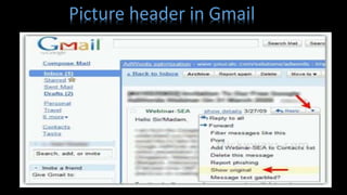 Picture header in Gmail
 