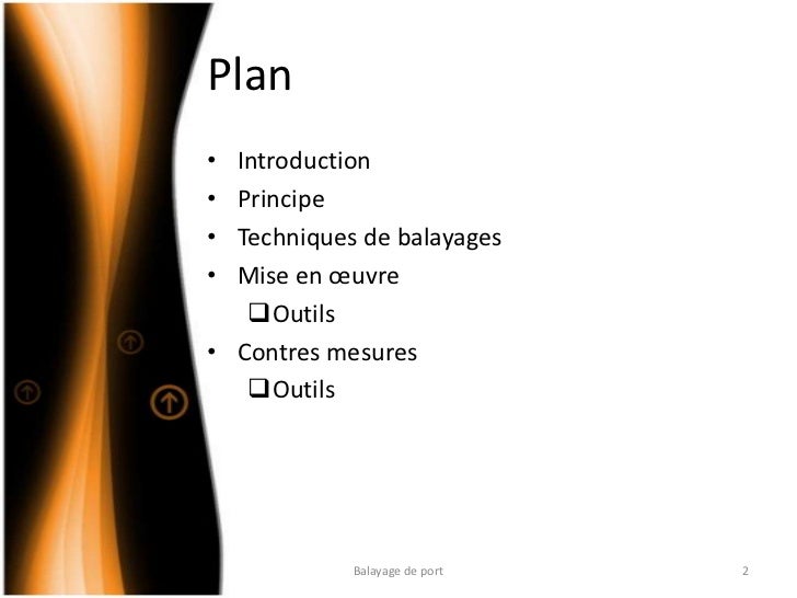 Presentation balayage de port