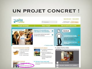 UN PROJET CONCRET !
 
