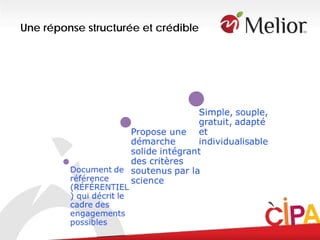 Une réponse structurée et crédible




23   Position de l’industrie de la transformation agroalimentaire, 22 novembre 2006   .
 