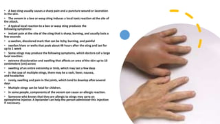 presentation_Bee and Wasp stings.pptx