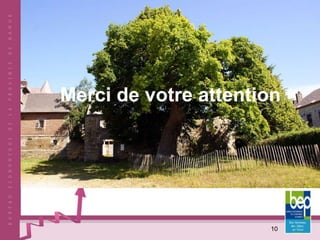 Merci de votre attention
10