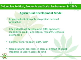 Why isn´t Colombia the LAC version  of Thailand for the cassava crop?