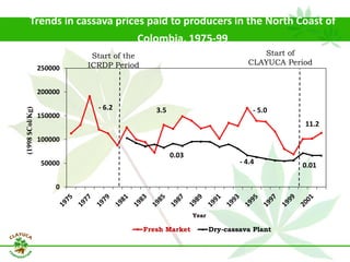 Why isn´t Colombia the LAC version  of Thailand for the cassava crop?