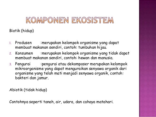 Ekosistem