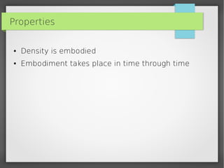 Semantic Density and Time | ODP