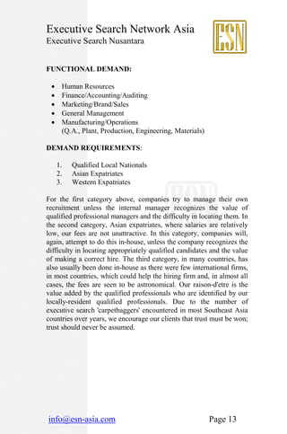 Executive Search Nusantara Brochure