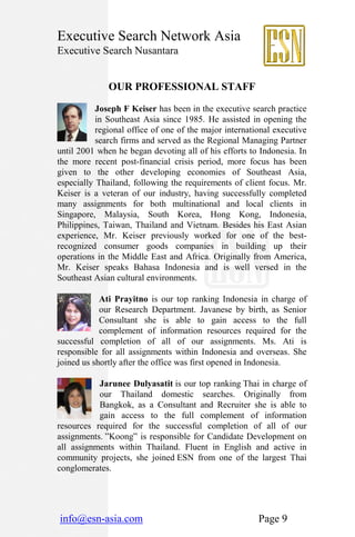 Executive Search Nusantara Brochure