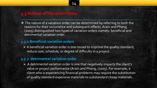 Variation: it’s Regulation & Management under the MDB-FIDIC (2006 ...