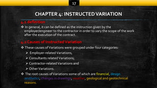 Variation: it’s Regulation & Management under the MDB-FIDIC (2006 ...