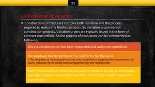 Variation: it’s Regulation & Management under the MDB-FIDIC (2006 ...
