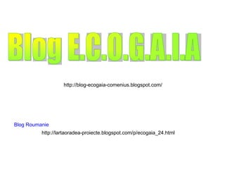http://blog-ecogaia-comenius.blogspot.com/ http://lartaoradea-proiecte.blogspot.com/p/ecogaia_24.html Blog Roumanie 