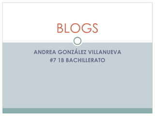 Presentation blogs agv #7
