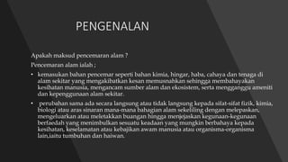 Pencemaran Alam Sekitar